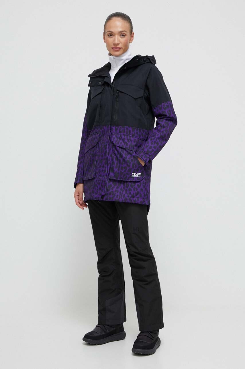Куртка Colourwear Gritty колір фіолетовий