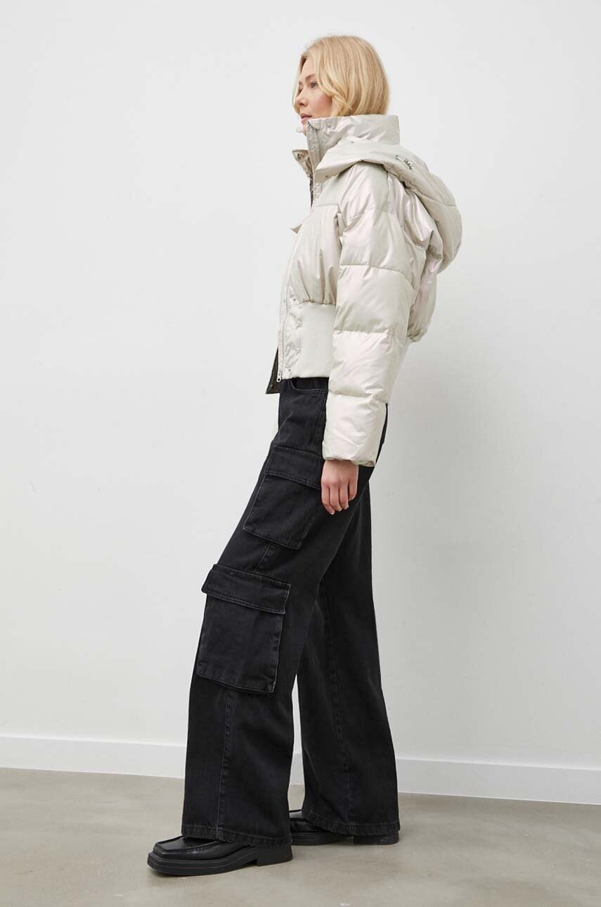 Куртка Won Hundred Calloway жіноча колір бежевий зимова oversize