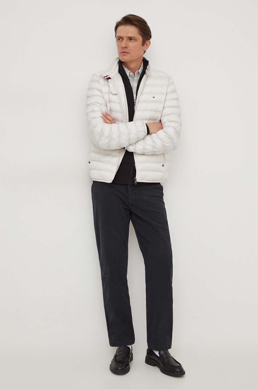 Куртка Tommy Hilfiger чоловіча колір сірий перехідна