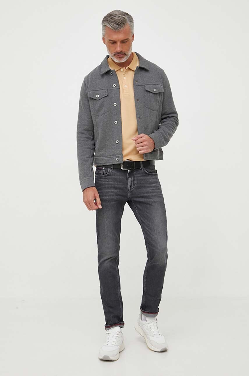 Куртка Pepe Jeans Bryson чоловіча колір сірий перехідна