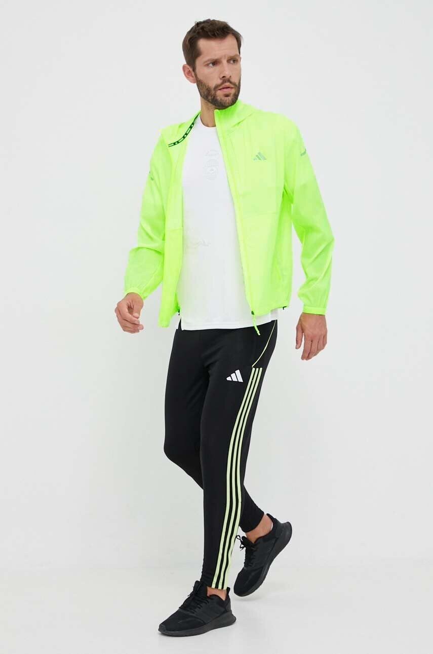 Вітровка adidas Performance Ultimate колір зелений перехідна