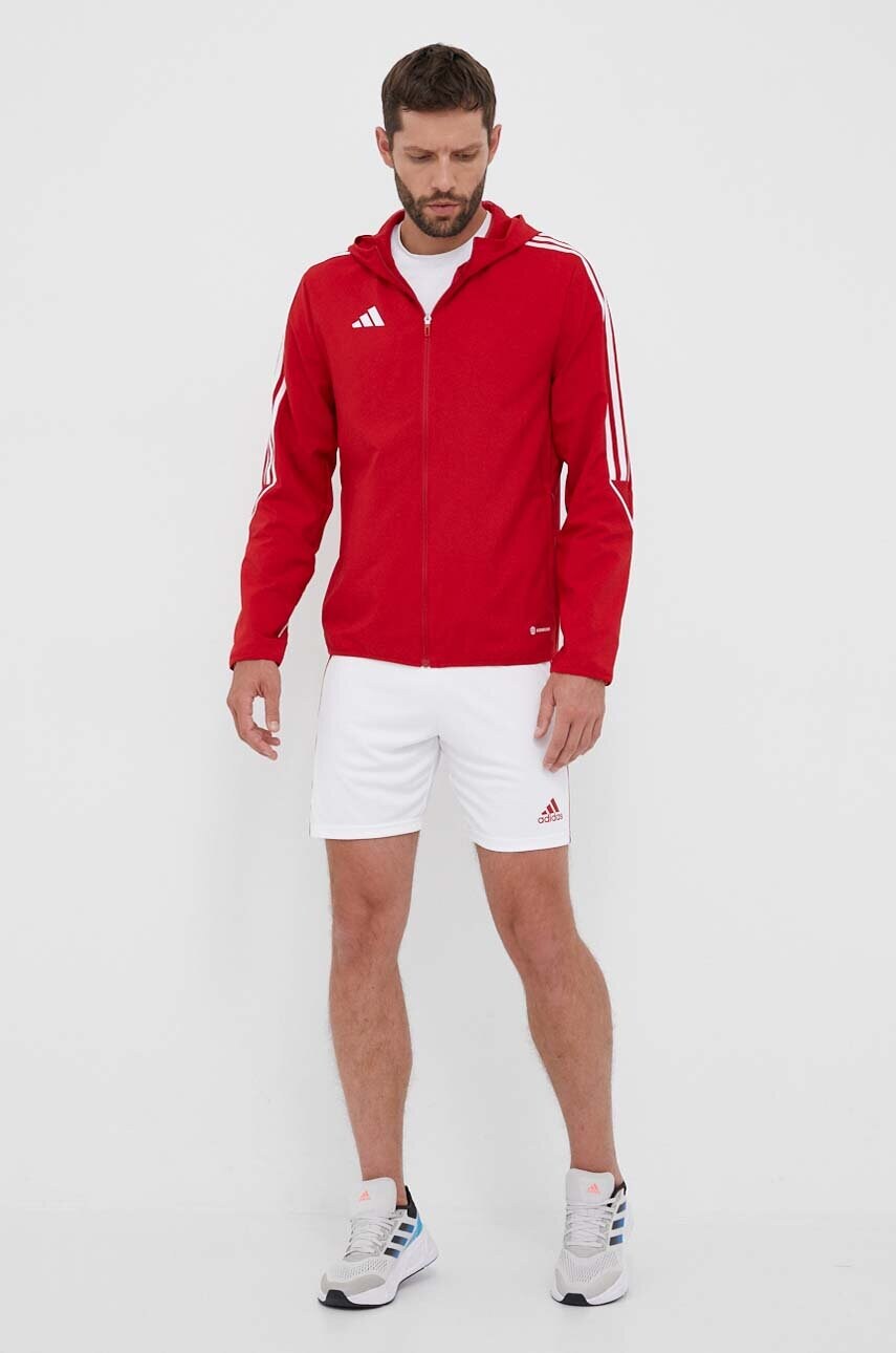 Куртка для тренувань adidas Performance Tiro 23 колір червоний перехідна