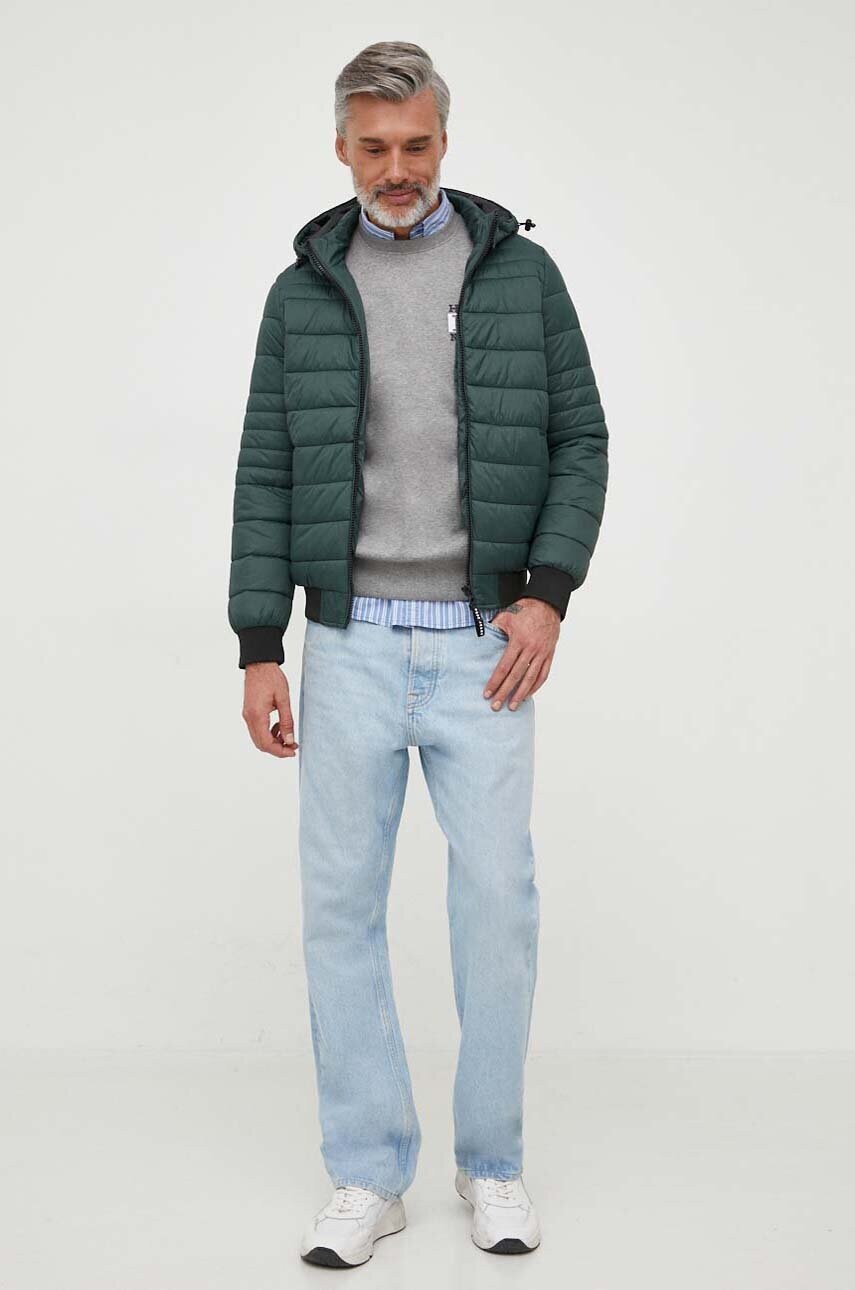 Куртка Pepe Jeans чоловіча колір зелений перехідна