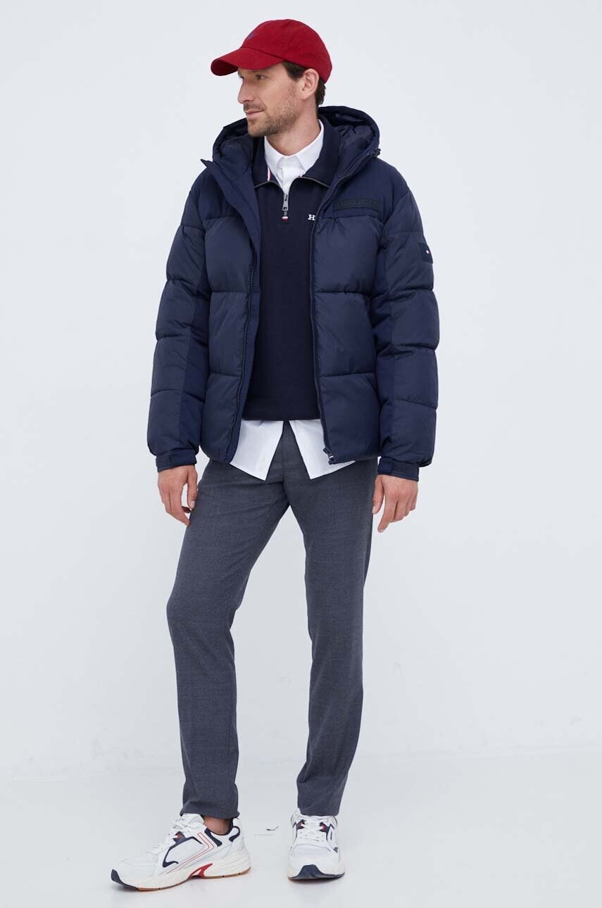 Куртка Tommy Hilfiger чоловіча колір синій зимова