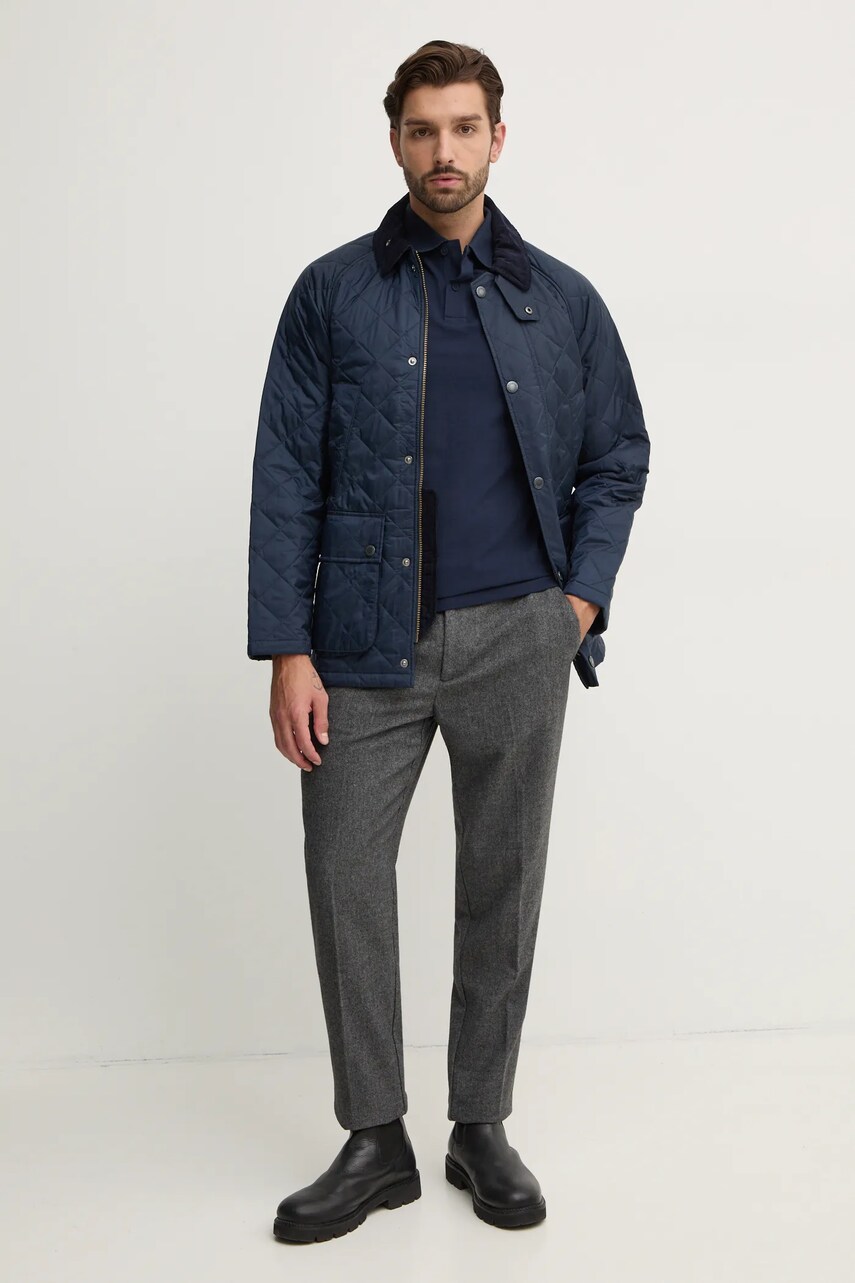Куртка Barbour Ashby Quilt чоловіча колір чорний перехідна MQU1638