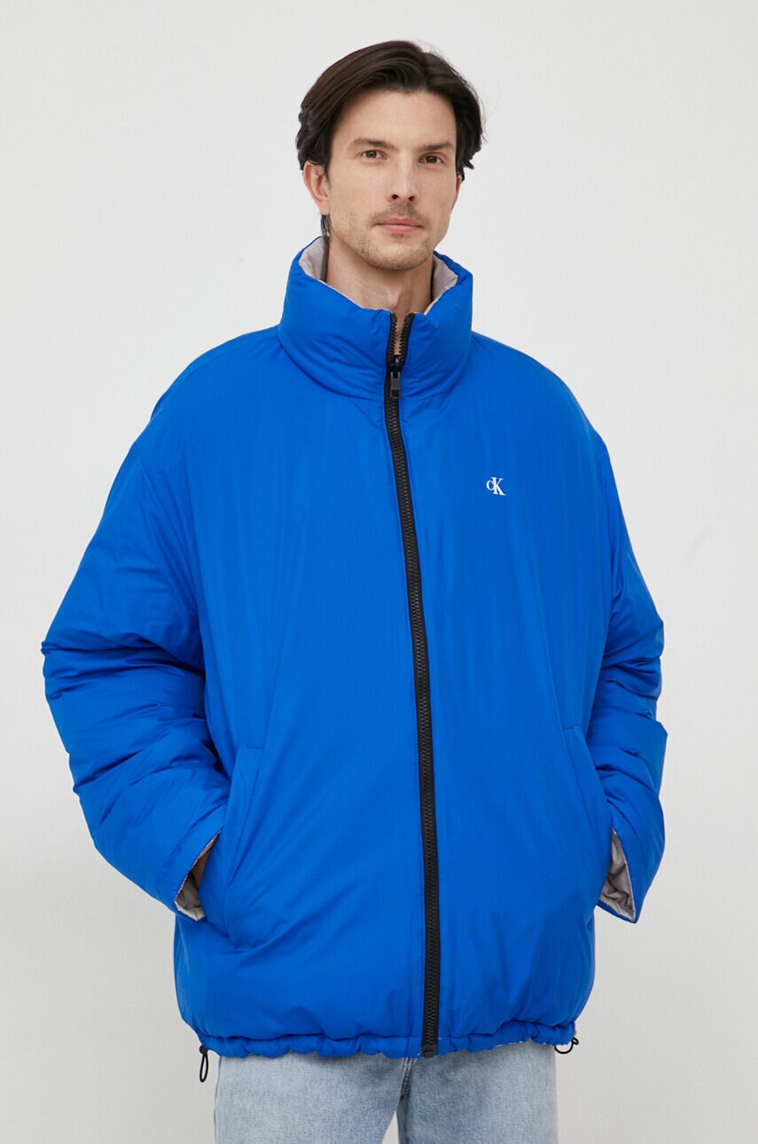 Двостороння куртка Calvin Klein Jeans чоловіча зимова oversize