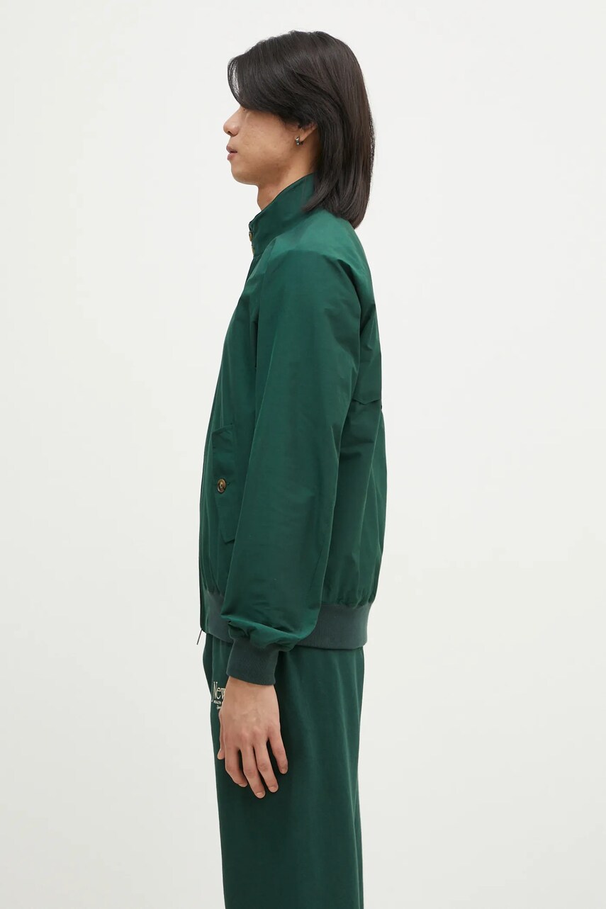 Куртка-бомбер Baracuta G9 Cloth чоловіча колір зелений перехідна BRCPS0001