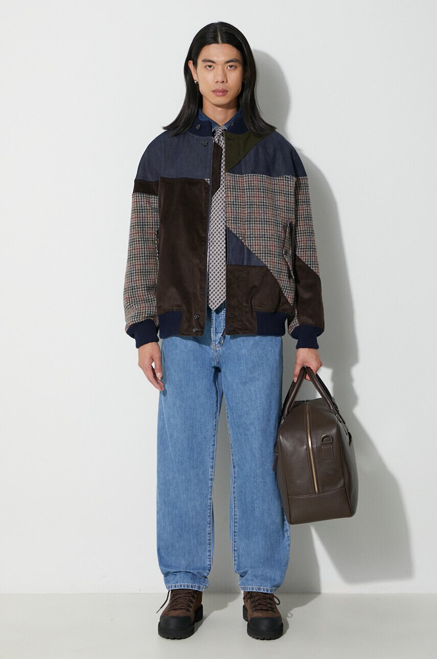 Куртка з домішкою вовни Baracuta Cotton PU Derby перехідна BRCPS0986