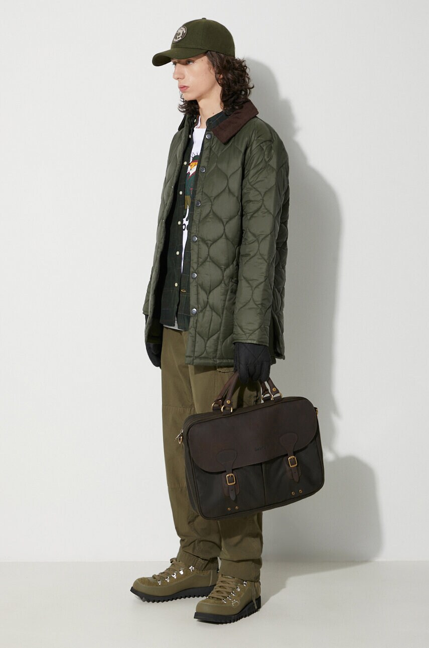 Куртка Barbour Barbour Lofty Quilt чоловіча колір зелений перехідна MQU1741