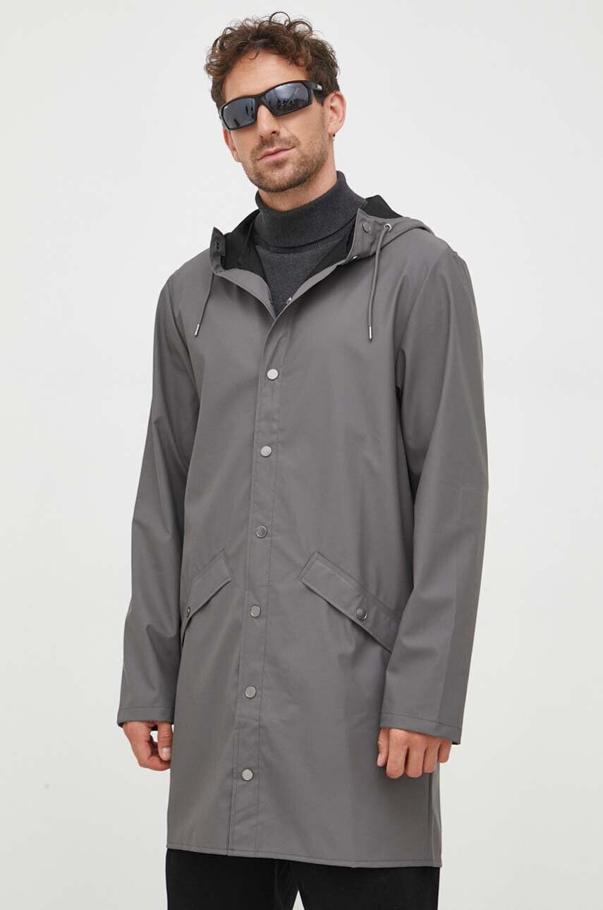 Дощовик Rains 12020 Jackets колір сірий перехідна