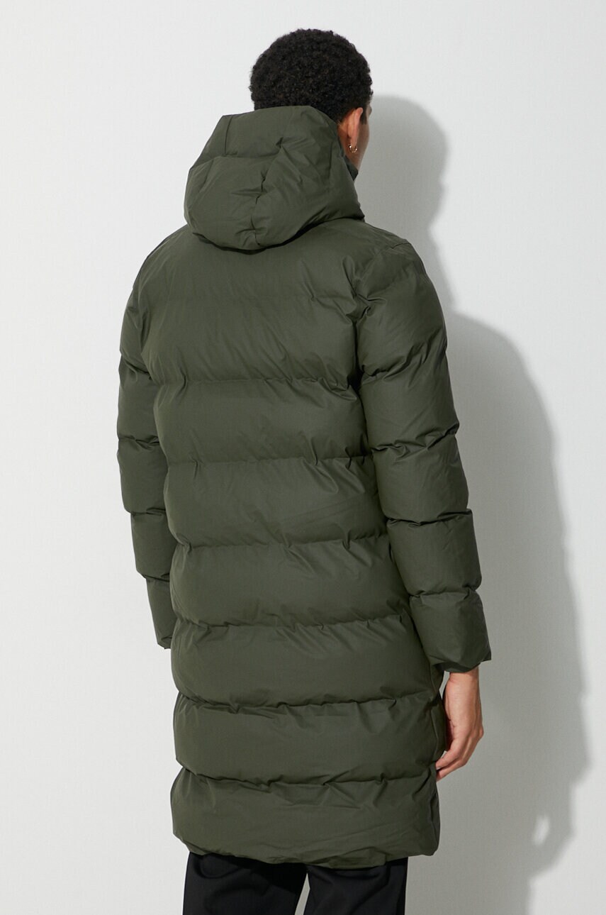 Куртка Rains 15130 Jackets колір зелений зимова