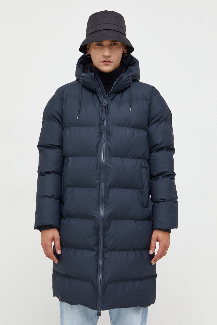 Куртка Rains 15130 Jackets колір синій зимова