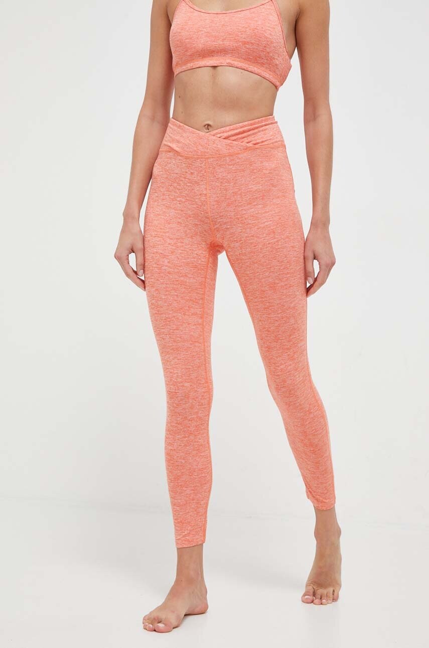 Легінси для йоги Roxy Everyday колір помаранчевий меланж
