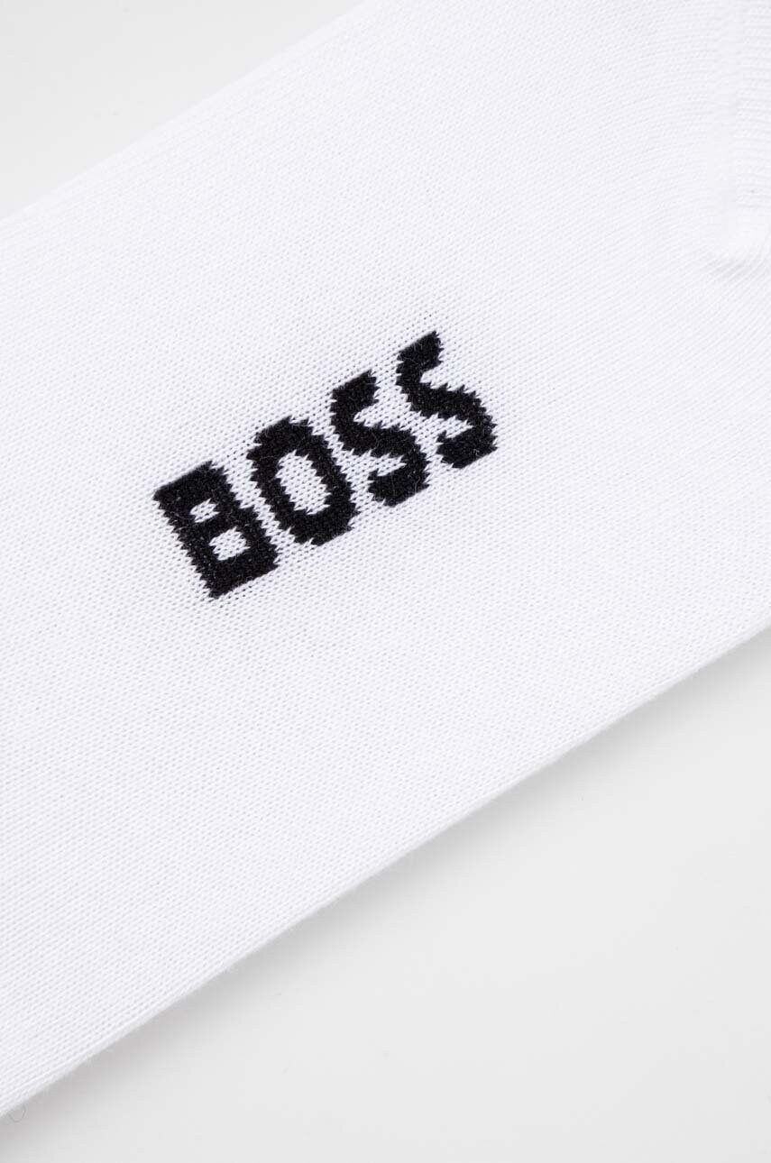 Шкарпетки BOSS 2-pack жіночі колір білий