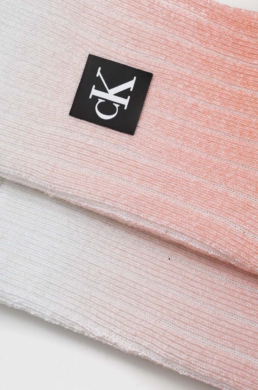 Шкарпетки Calvin Klein Jeans жіночі колір помаранчевий