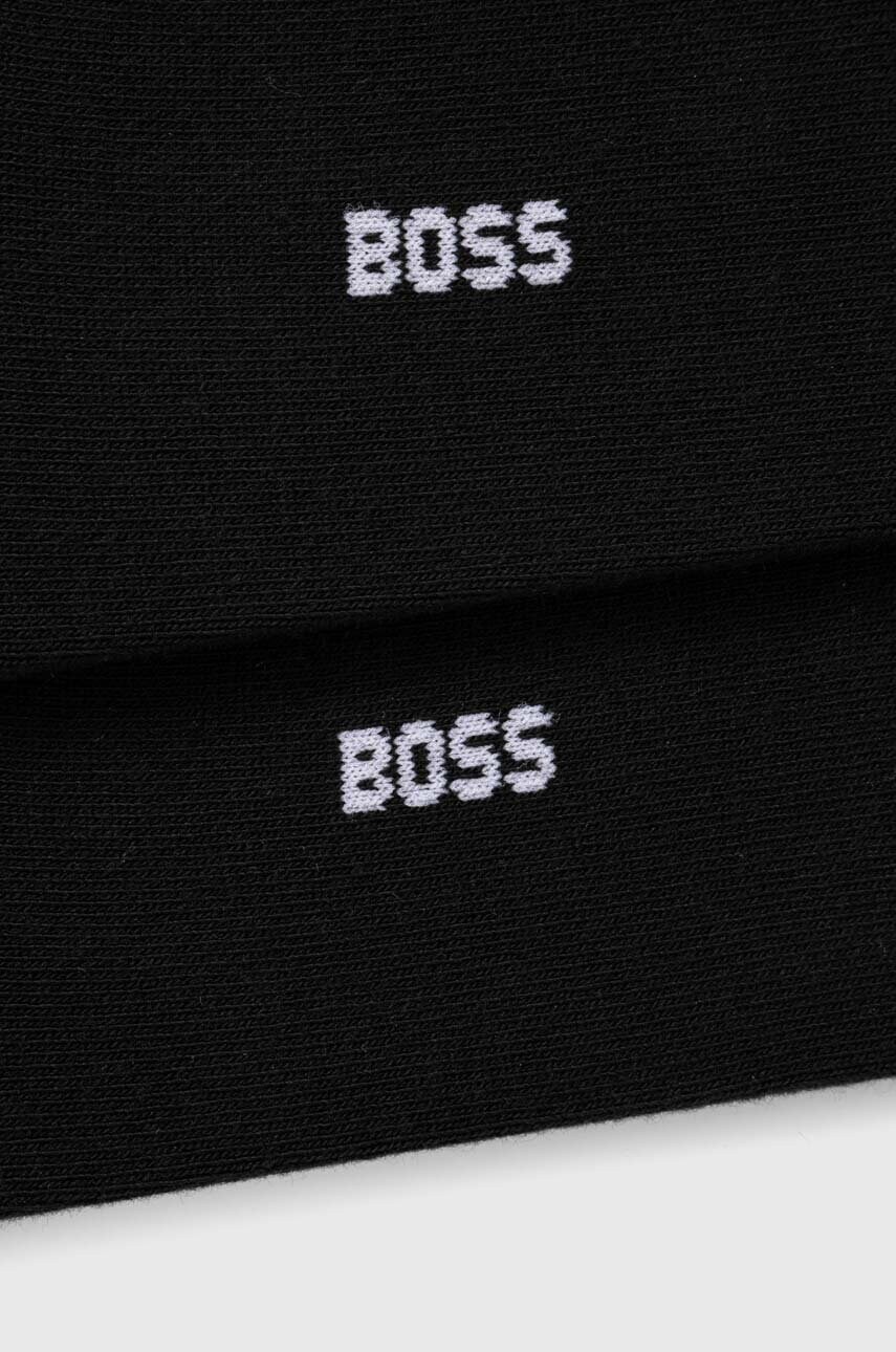 Шкарпетки BOSS 2-pack чоловічі колір чорний
