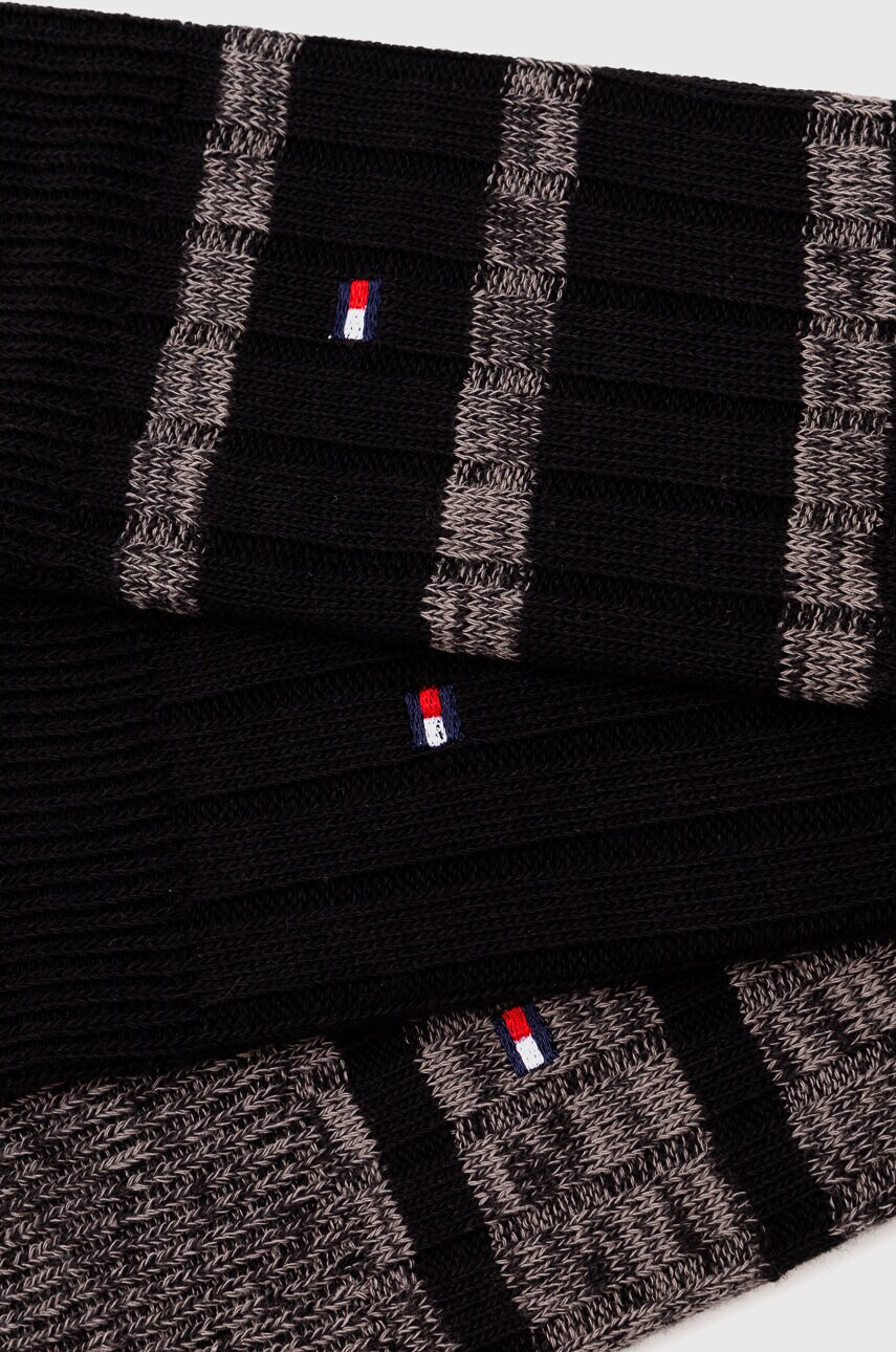 Шкарпетки Tommy Hilfiger 3-pack чоловічі колір чорний