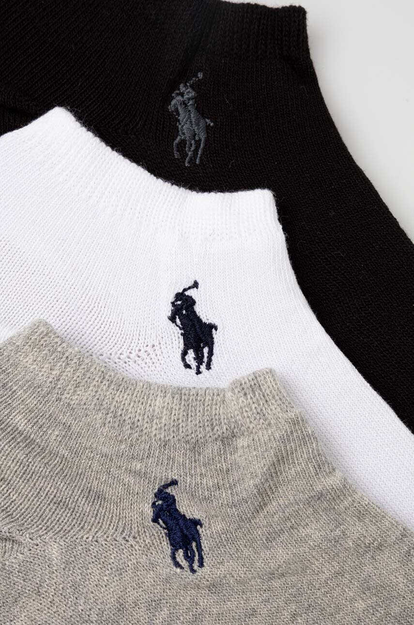 Купити Шкарпетки Polo Ralph Lauren 3-pack чоловічі колір чорний – головне зображення