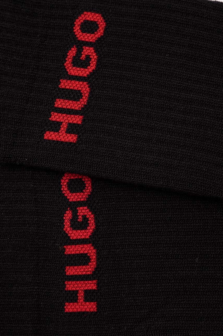Шкарпетки HUGO 6-pack чоловічі колір чорний