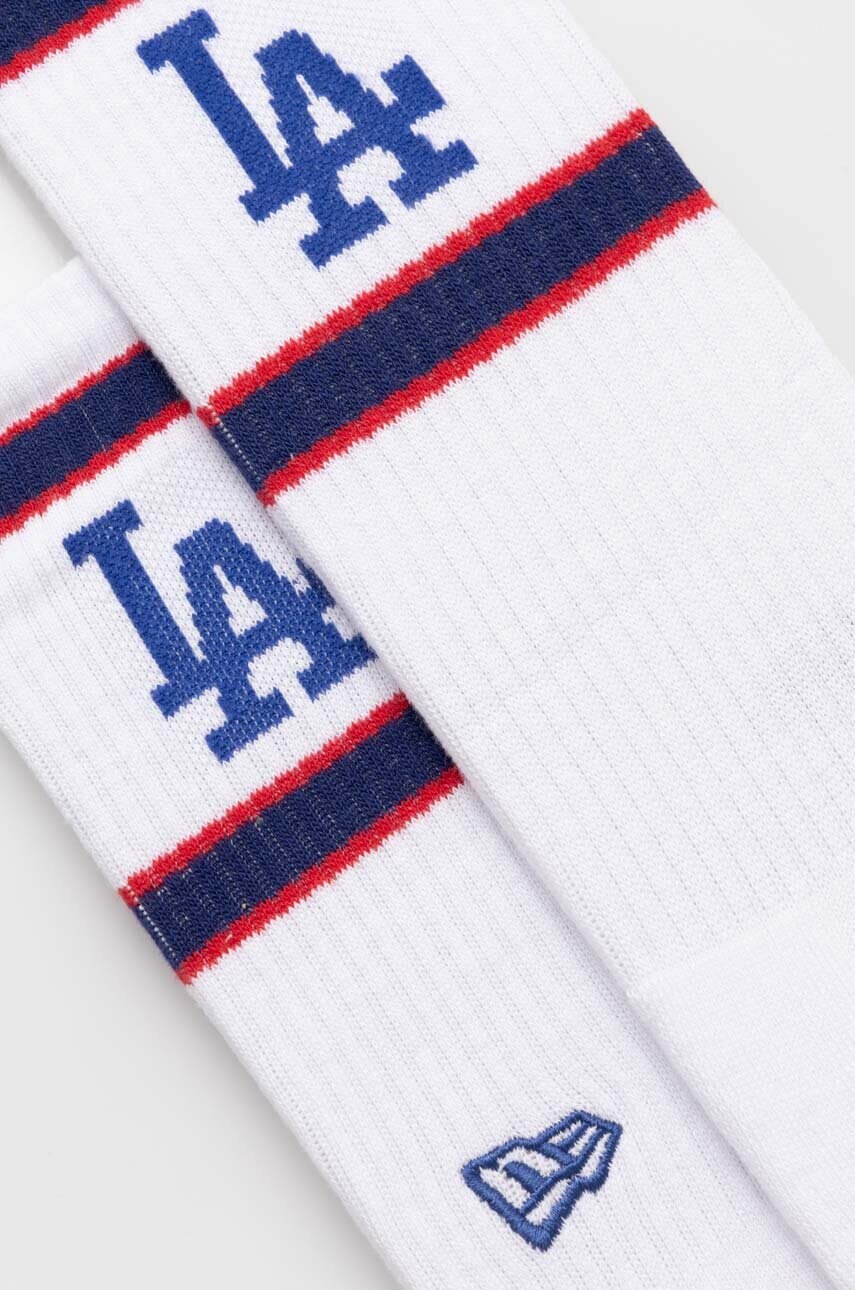 Шкарпетки New Era чоловічі колір білий LOS ANGELES DODGERS