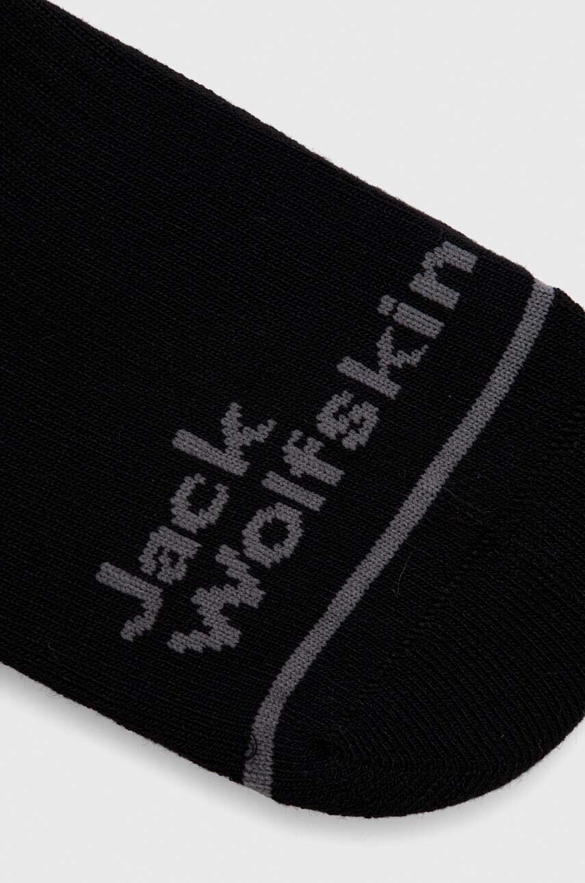 Шкарпетки Jack Wolfskin 2-pack колір чорний