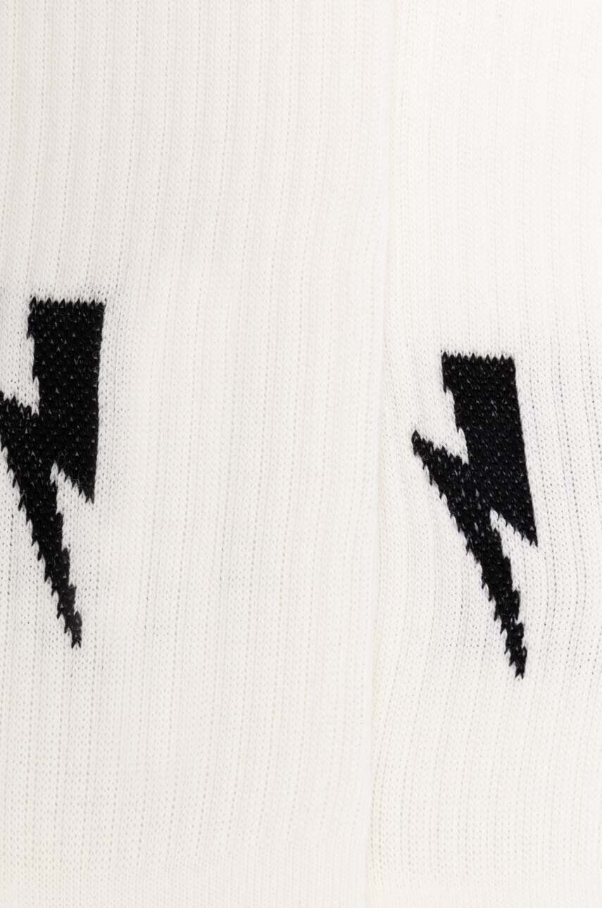 Шкарпетки Neil Barett BOLT COTTON SKATE SOCKS колір білий PBAC116.C9400.238