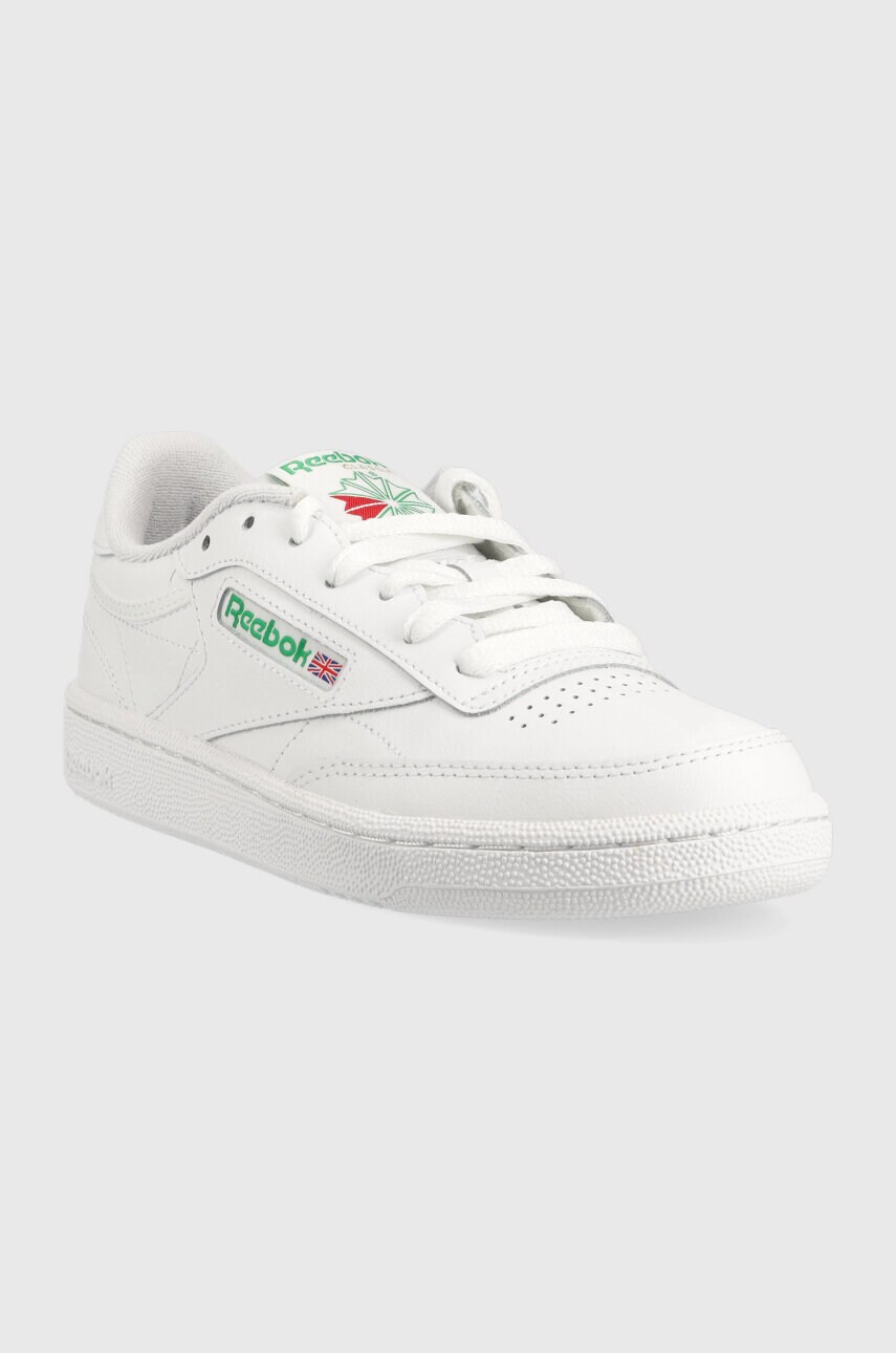 Шкіряні кросівки Reebok Classic CLUB C колір білий IF5092-FTW/FTW/G
