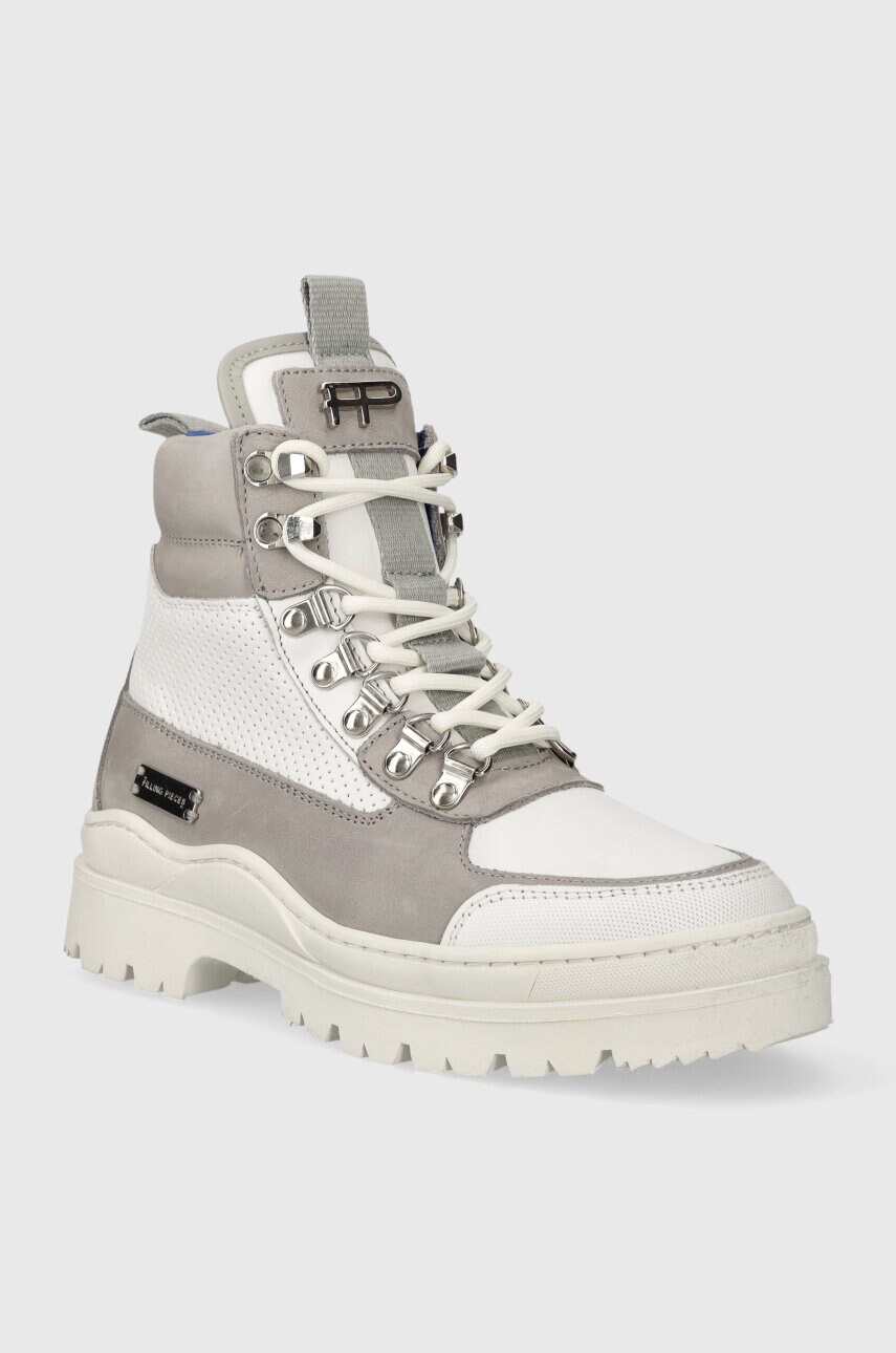 Черевики Filling Pieces Mountain Onyx жіночі колір сірий на плоскому ходу 64333811901