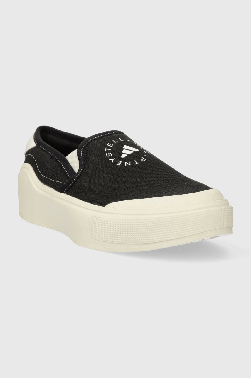 Кеди adidas by Stella McCartney aSMC Court Slip On жіночі колір чорний