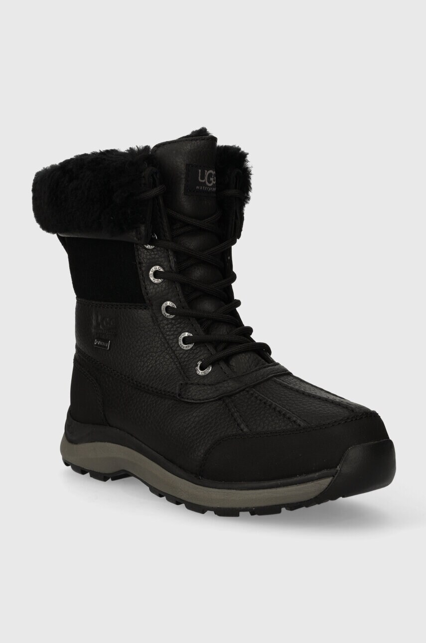 Черевики UGG Adirondack Boot III жіночі колір чорний на плоскому ходу утеплене 1095141
