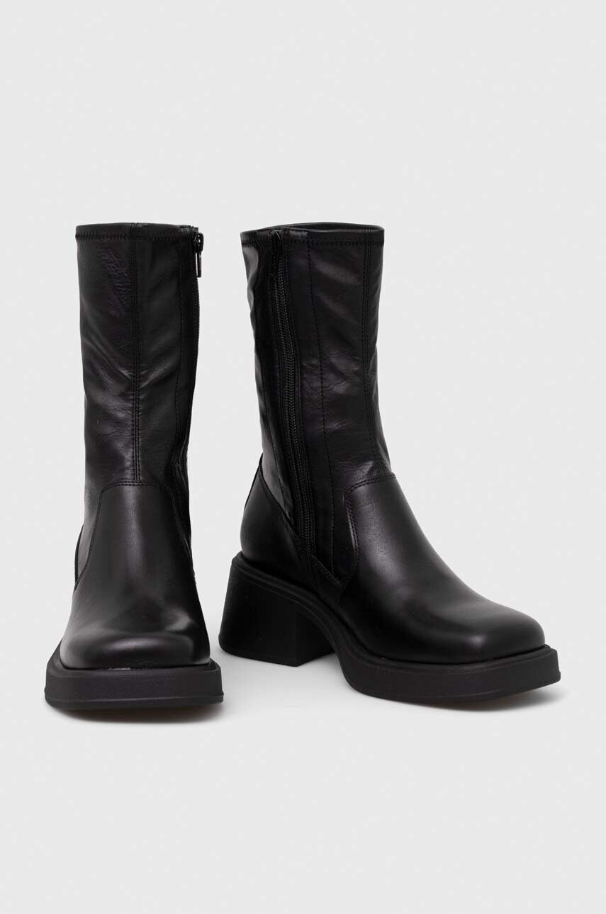 Черевики Vagabond Shoemakers DORAH жіночі колір чорний каблук блок 5642.502.20