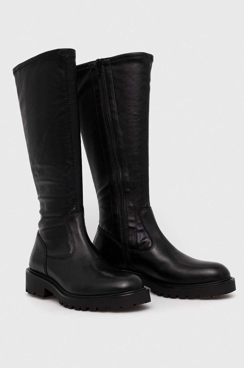 Чоботи Vagabond Shoemakers KENOVA жіночі колір чорний каблук блок 5641.102.20