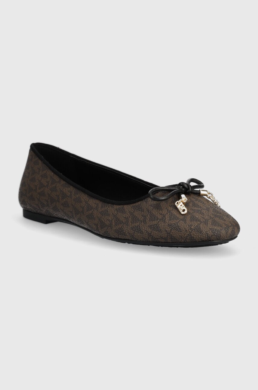 Балетки MICHAEL Michael Kors Nori колір коричневий  40F3NRFP1B