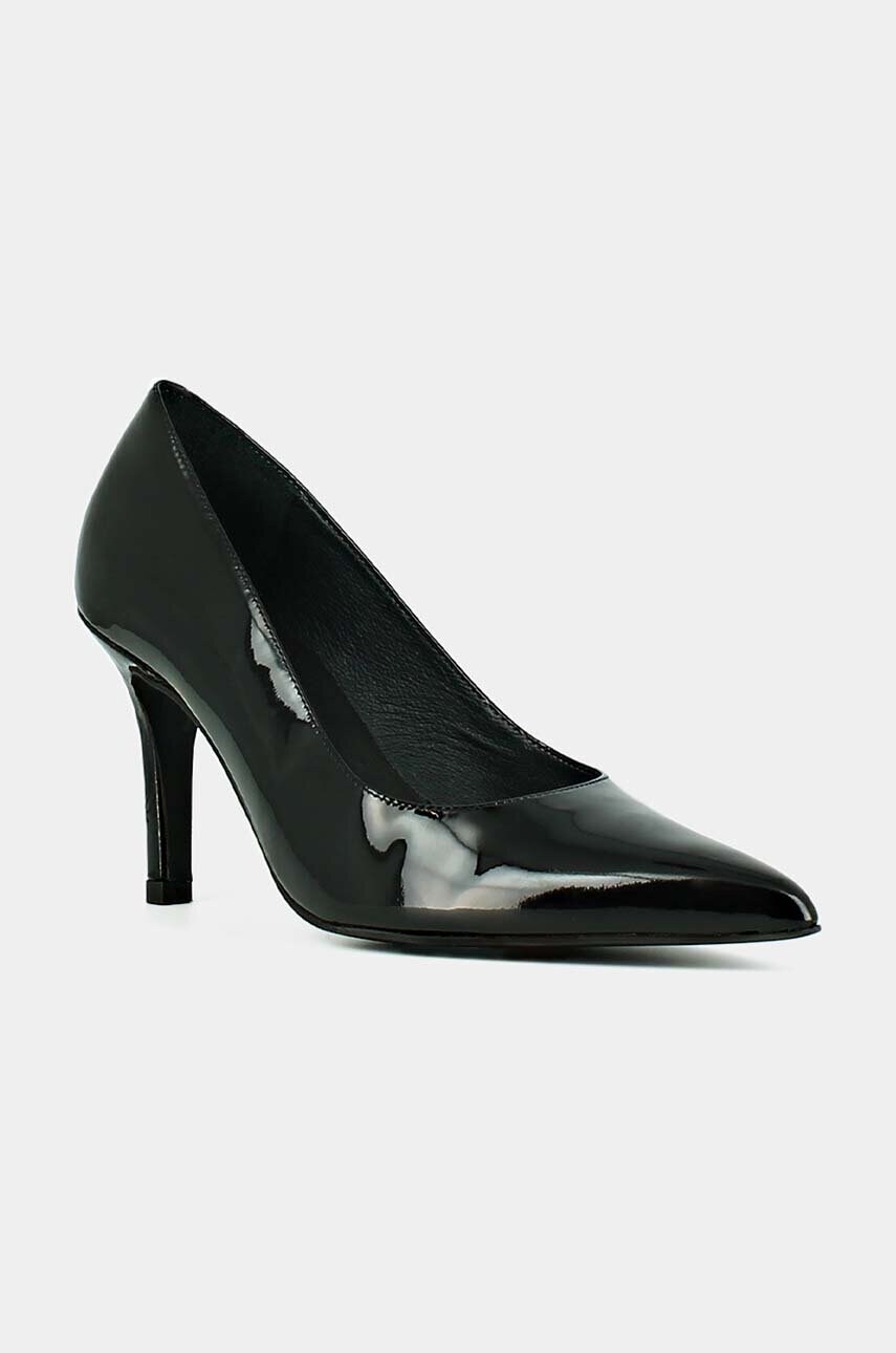 Шкіряні туфлі Jonak DINERO CUIR VERNIS колір чорний 3300240