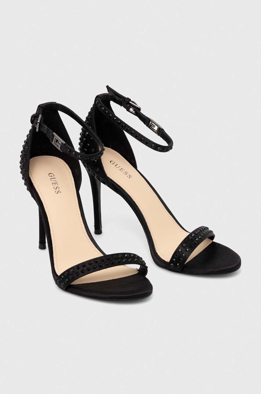 Сандалі Guess KABAILE колір чорний FL8KIE SAT03
