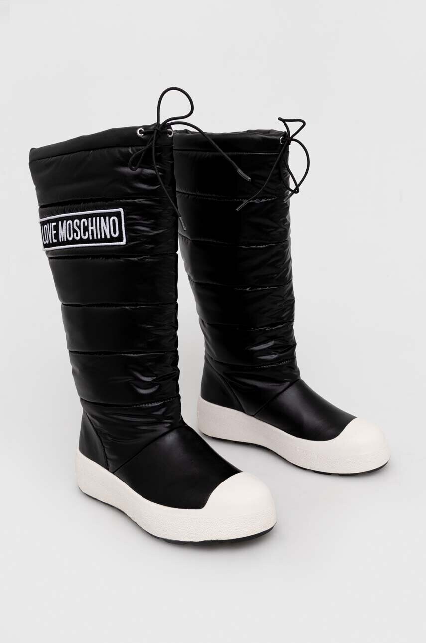 Зимові чоботи Love Moschino RACE50 колір чорний JA15865H0HIN000A