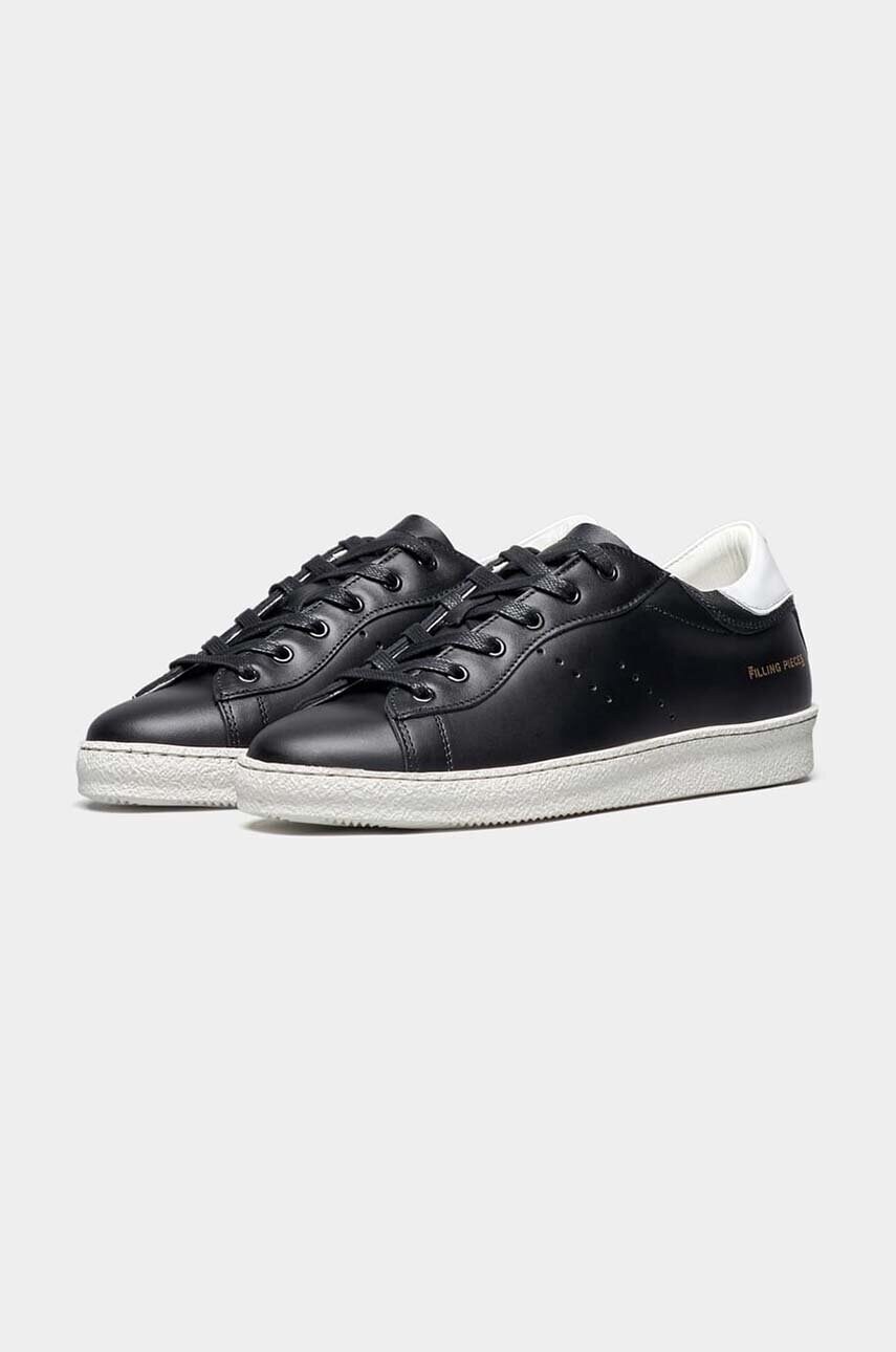 Шкіряні кросівки Filling Pieces колір чорний