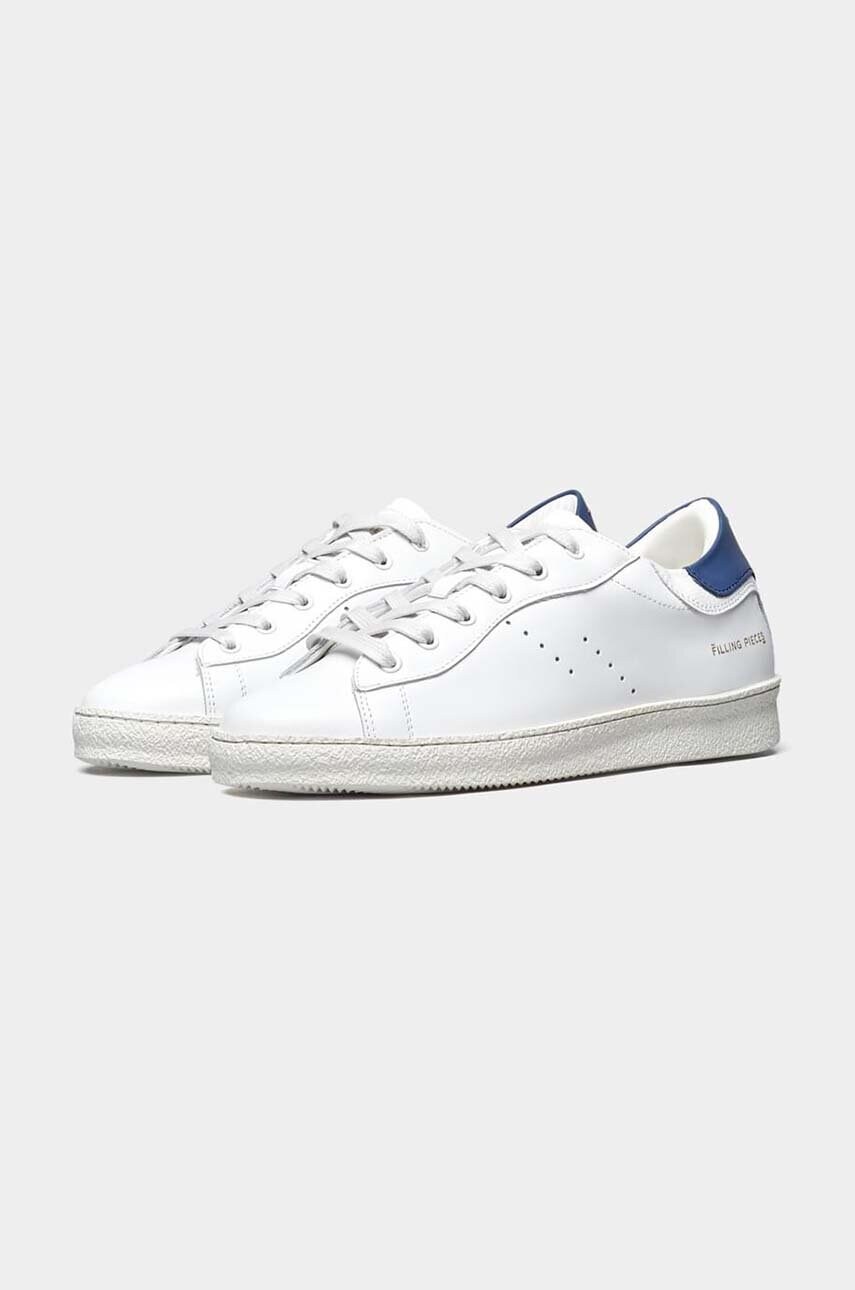Шкіряні кросівки Filling Pieces колір білий