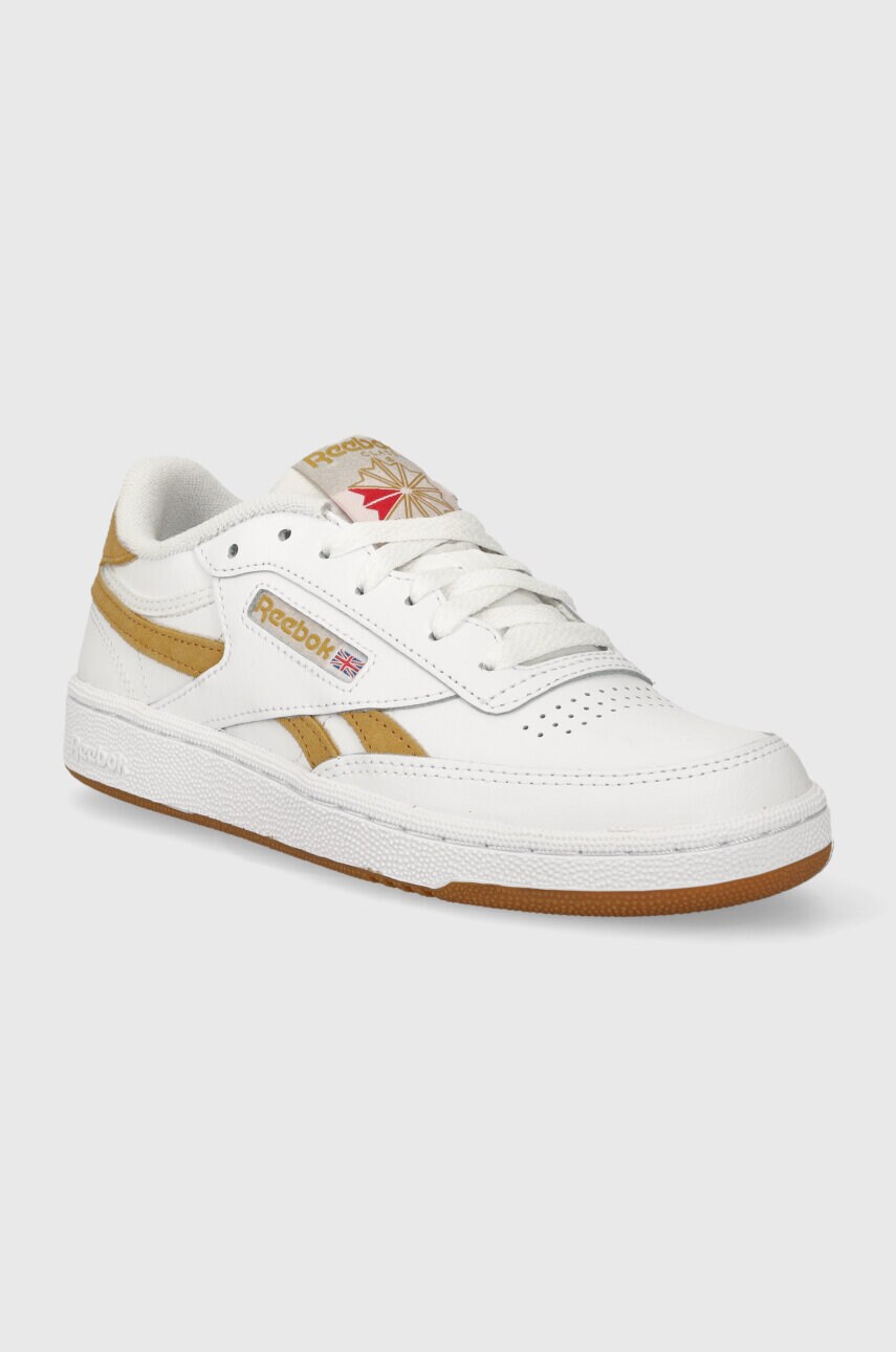 Шкіряні кросівки Reebok Club C Revenge колір білий