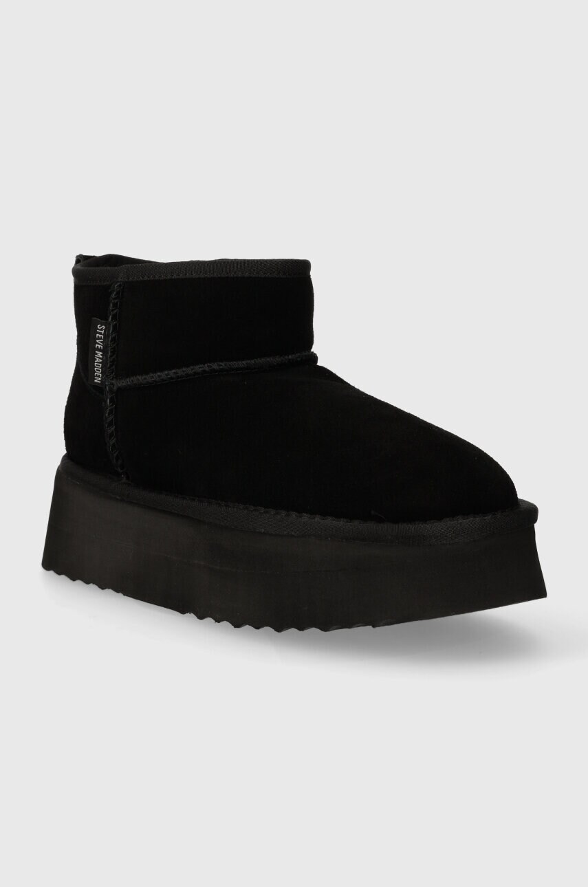 Замшеві чоботи Steve Madden Campfire колір чорний SM11002737