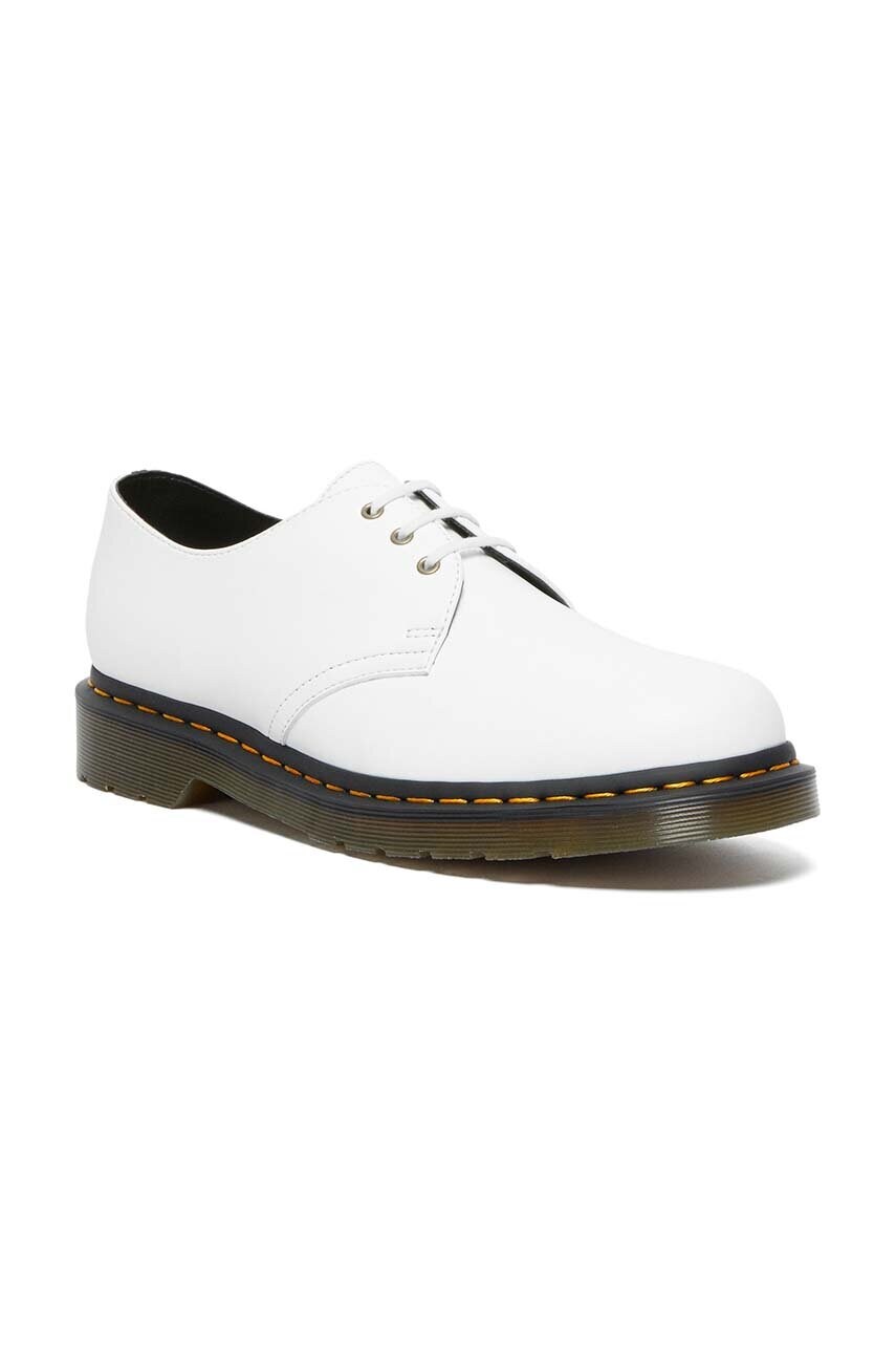 Туфлі Dr. Martens DM27214113 Vegan 1461 жіночі колір білий на плоскому ходу