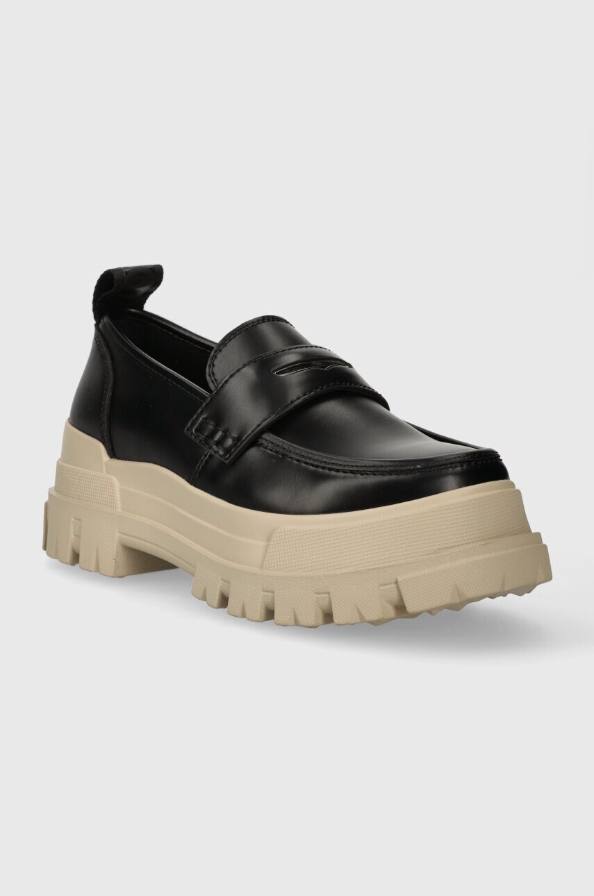 Мокасини Buffalo Aspha Loafer жіночі колір чорний на платформі 1622297