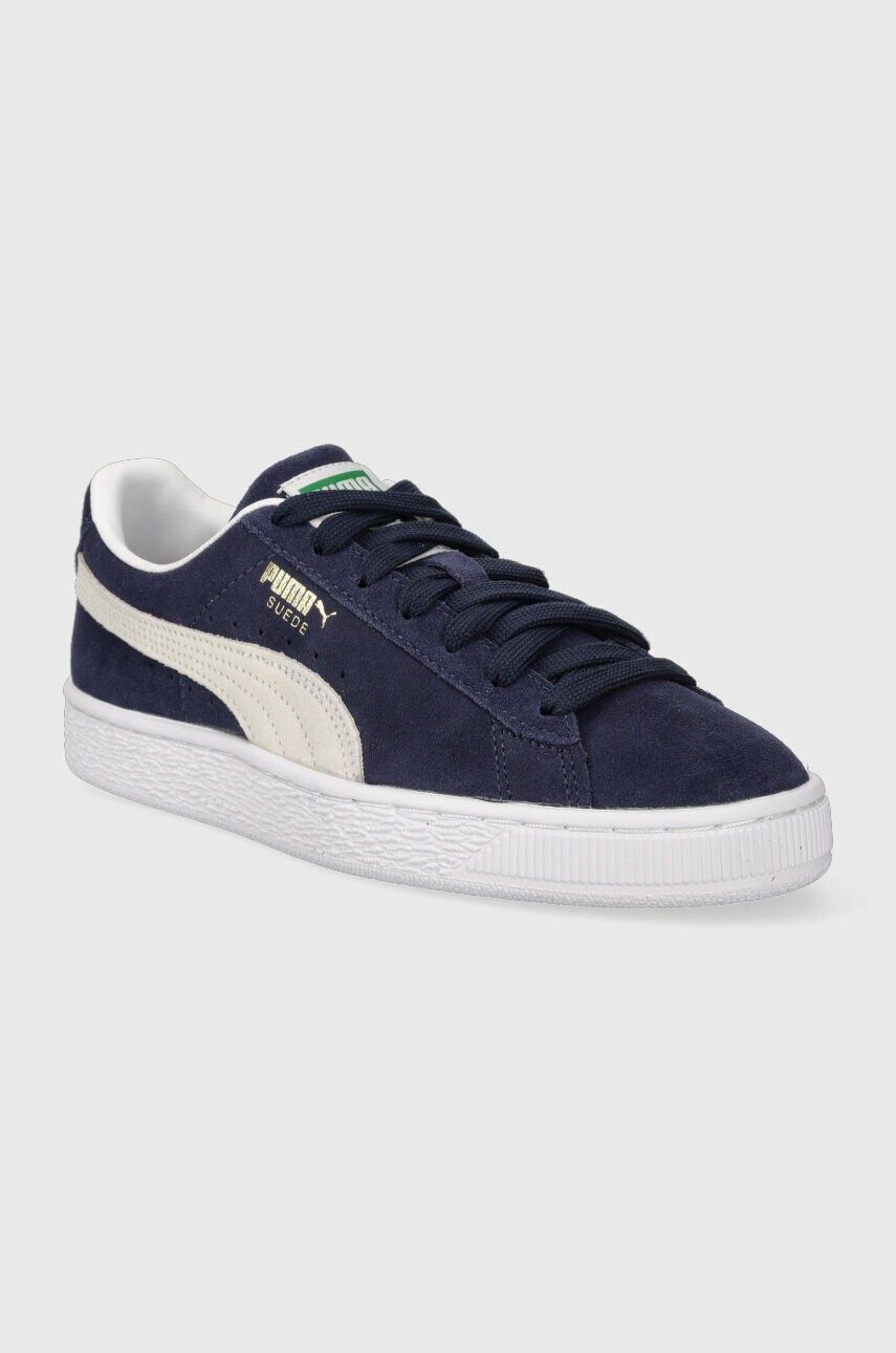Замшеві кросівки Puma колір синій