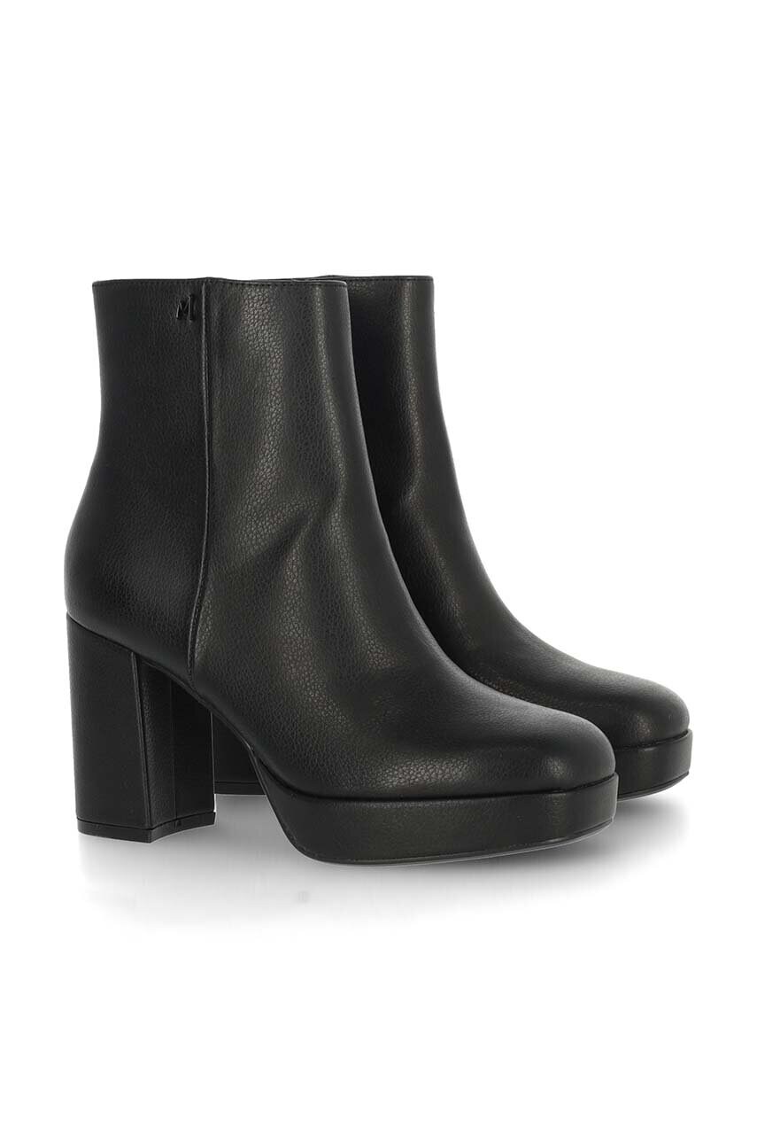Черевики Mexx Ankle Boot Melody жіночі колір чорний каблук блок MXQL012601W