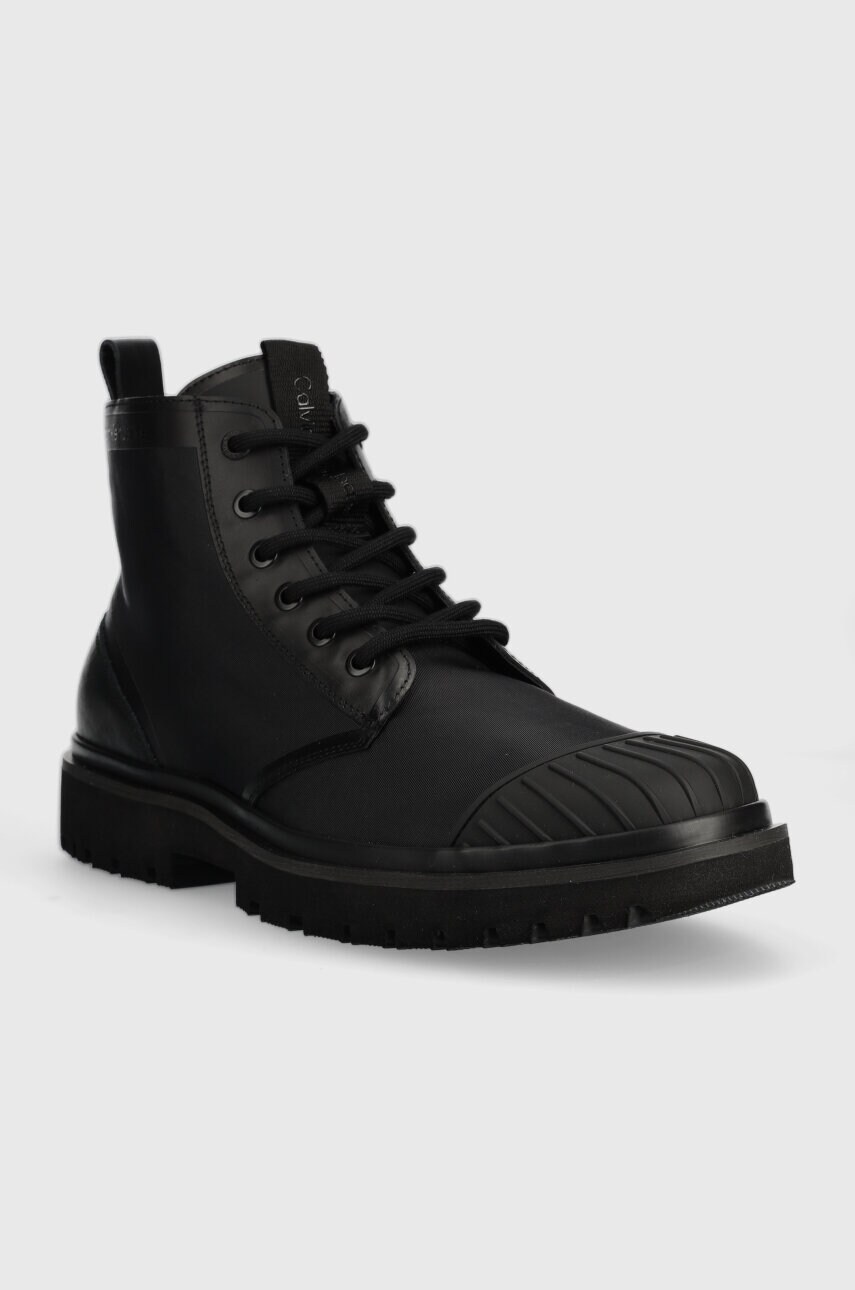 Черевики Calvin Klein Jeans EVA LACEUP BOOT MID чоловічі колір чорний YM0YM00833