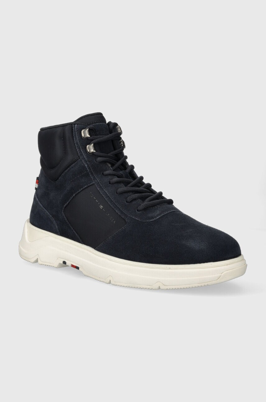 Кросівки Tommy Hilfiger CORE MIX SUEDE HYBRID колір синій FM0FM04596