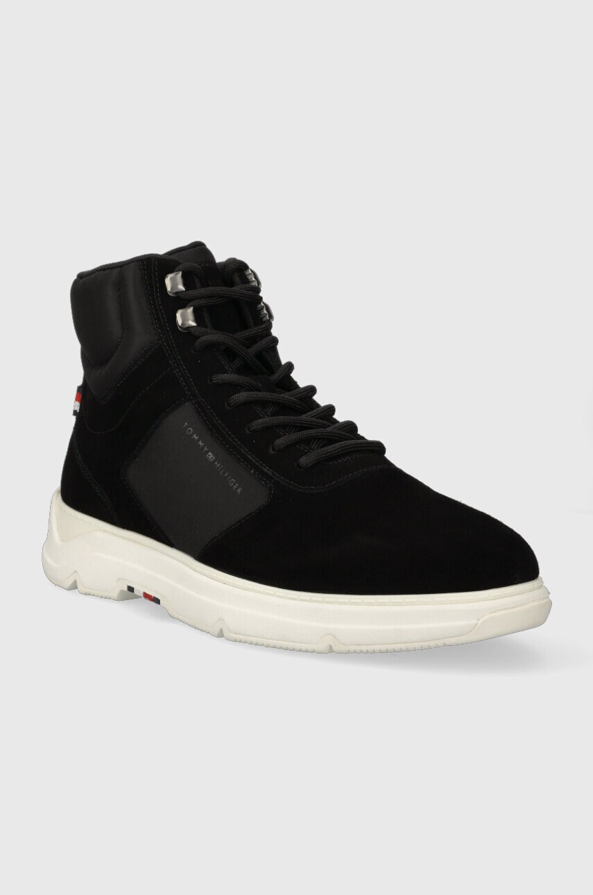 Кросівки Tommy Hilfiger CORE MIX SUEDE HYBRID колір чорний FM0FM04596