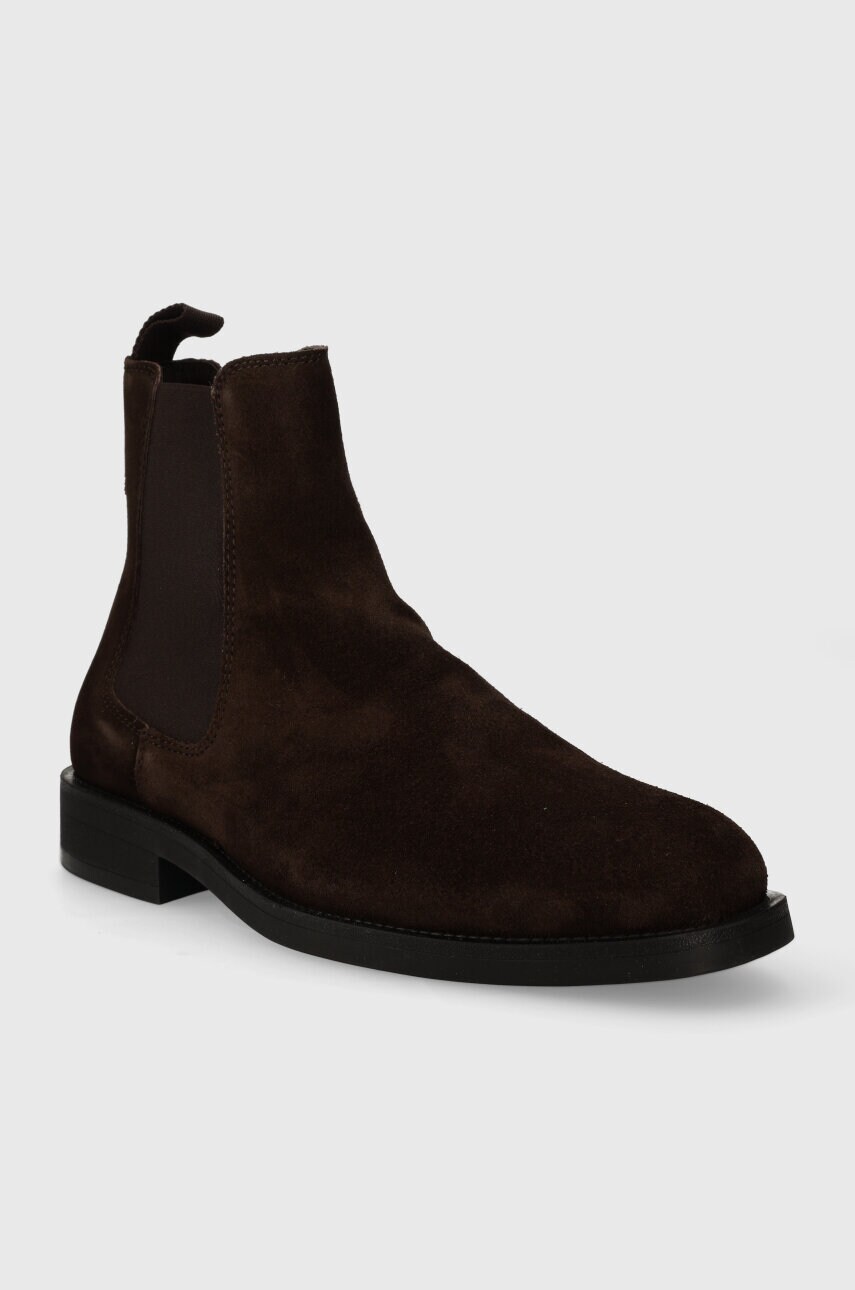 Замшеві черевики Gant Rizmood чоловічі колір коричневий 27653438.G46
