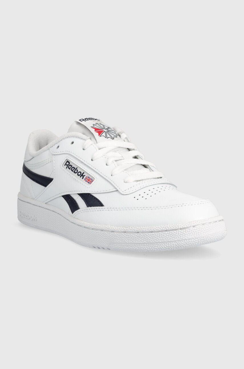 Шкіряні кросівки Reebok Classic CLUB C колір білий