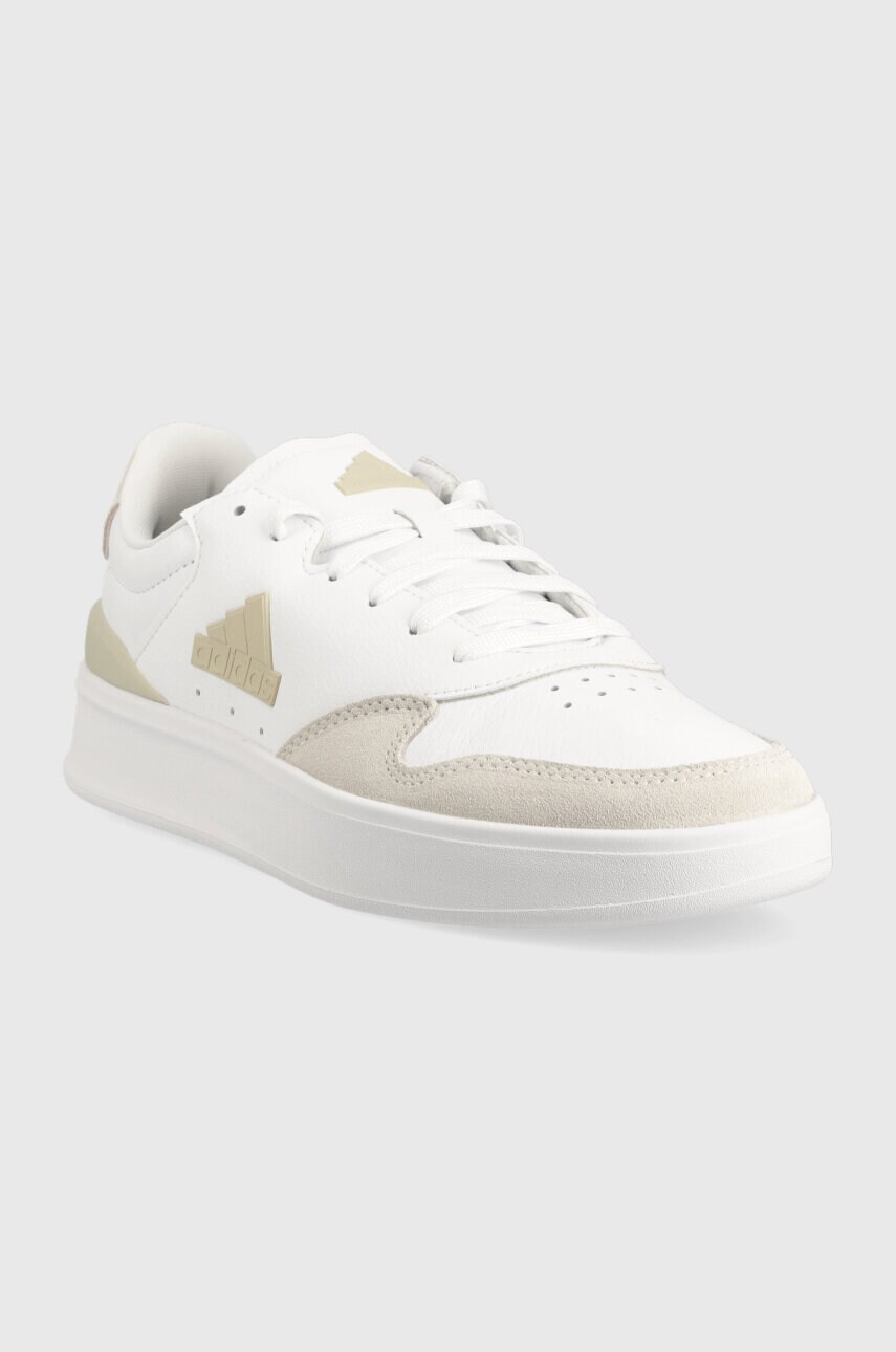 Шкіряні кросівки adidas KANTANA колір білий
